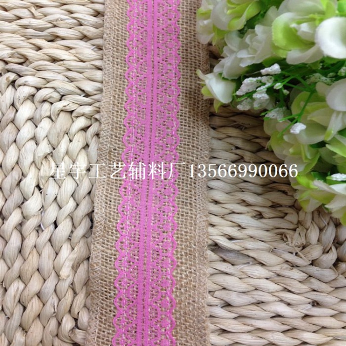 Volume manufacturers selling DIY handmade Christmas craft linen, lace linen roll, decorative linen belt Volume manufacturers selling DIY handmade Christmas craft linen, lace linen roll, decorative linen belt