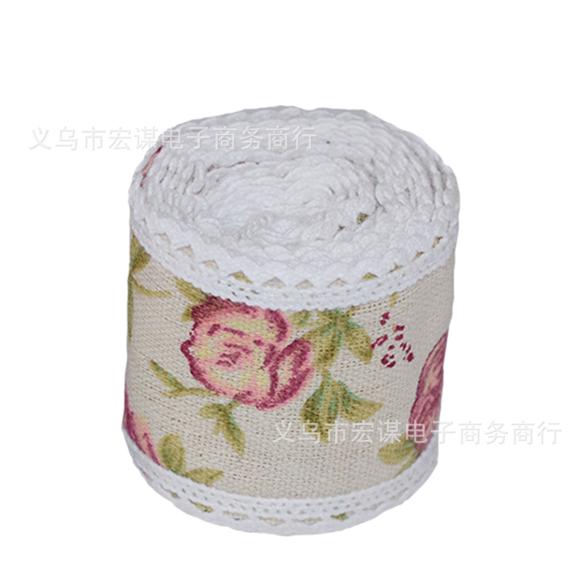 Lace Linen Volume 5 M Burlap Roll Lace Peony Cotton Roll DIY Christmas Wedding Cake Decoration Supplies Bandage