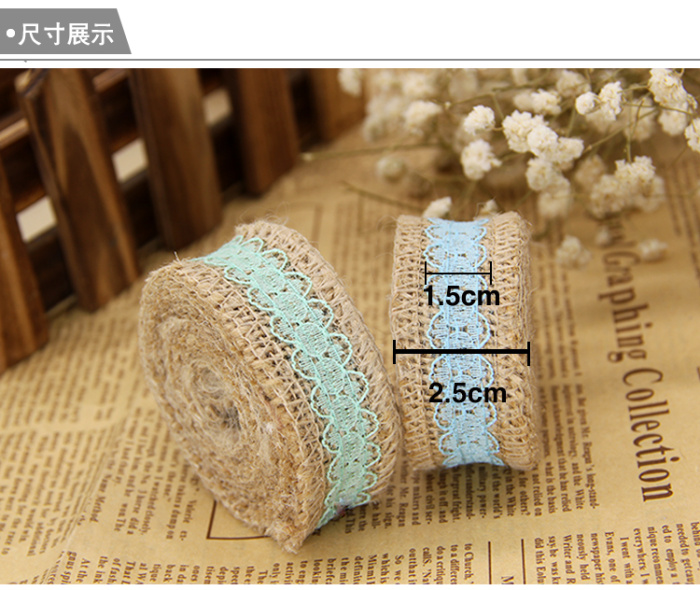 Volume 2.5 width linen lace Volume 2.5 width linen lace
