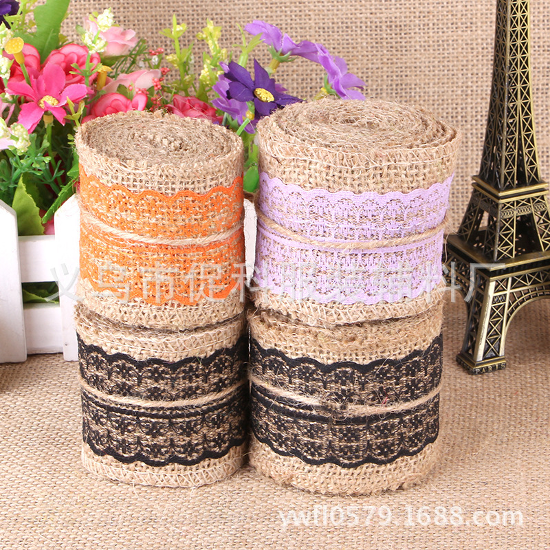 Lace Linen Volume Supply Handmade DIY Lace Hemp Roll Color Burlap Roll Lace Christmas Wedding Lace Roll Hemp Lace Linen Volume Supply Handmade DIY Lace Hemp Roll Color Burlap Roll Lace Christmas Wedding Lace Roll Hemp