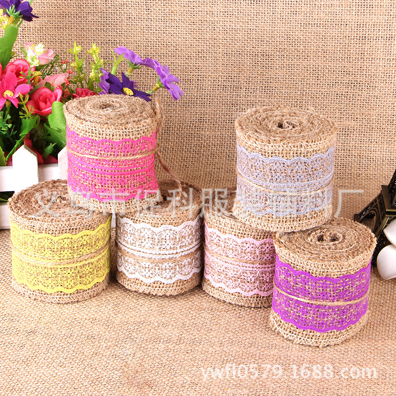 Lace Linen Volume Supply Handmade DIY Lace Hemp Roll Color Burlap Roll Lace Christmas Wedding Lace Roll Hemp Lace Linen Volume Supply Handmade DIY Lace Hemp Roll Color Burlap Roll Lace Christmas Wedding Lace Roll Hemp