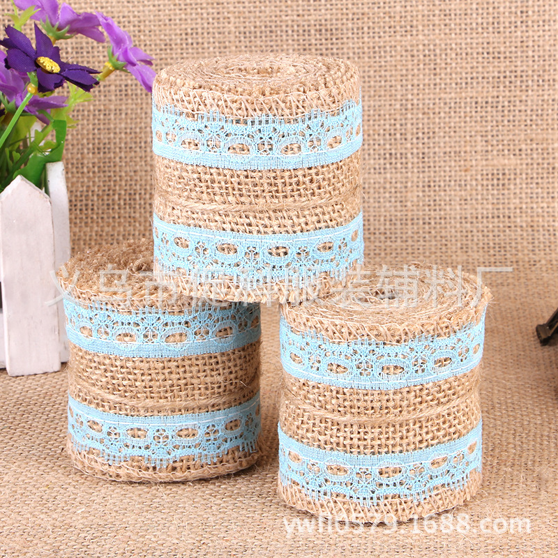 Lace Linen Volume Supply Handmade DIY Lace Hemp Roll Color Burlap Roll Lace Christmas Wedding Lace Roll Hemp Lace Linen Volume Supply Handmade DIY Lace Hemp Roll Color Burlap Roll Lace Christmas Wedding Lace Roll Hemp