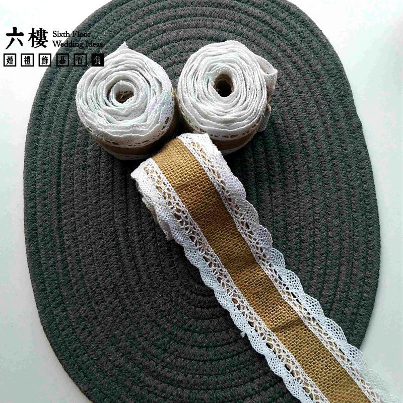 Lace Lace DIY Christmas Wedding Crafts Lace Burlap Roll Linen Primary  Lace Linen Volume