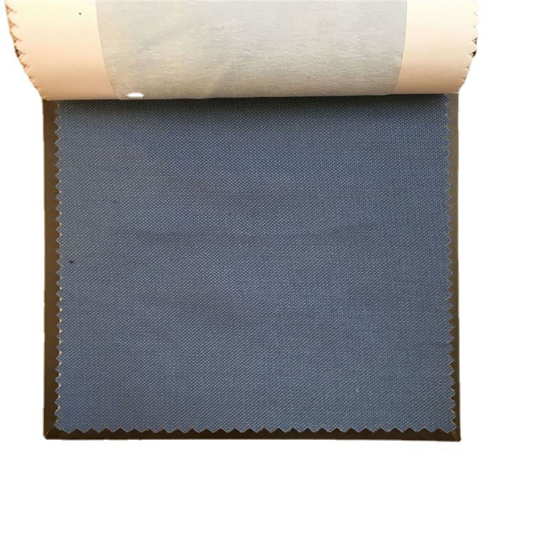 . Velvet Linen Curtain Solid Color Shading Cloth Hotel Engineering Bedroom Plain Linen Simple Finished Lace Linen Volume
