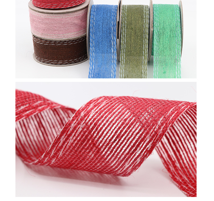 Factory Direct Sales DIY Handmade Christmas Crafts Burlap Roll Lace Burlap Lace Linen Volume Factory Direct Sales DIY Handmade Christmas Crafts Burlap Roll Lace Burlap Lace Linen Volume