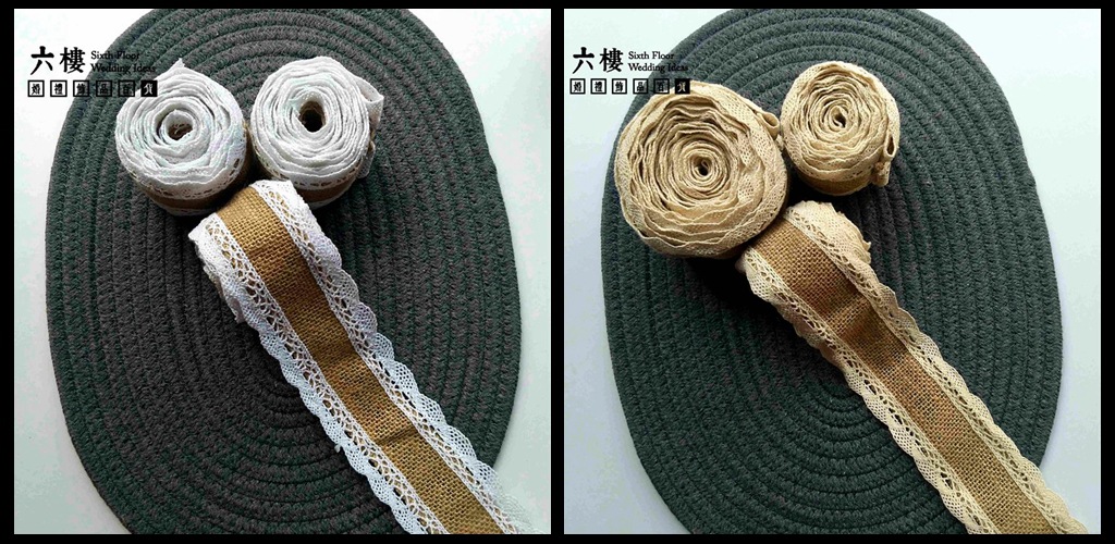 Lace Lace DIY Christmas Wedding Crafts Lace Burlap Lace Linen Volume