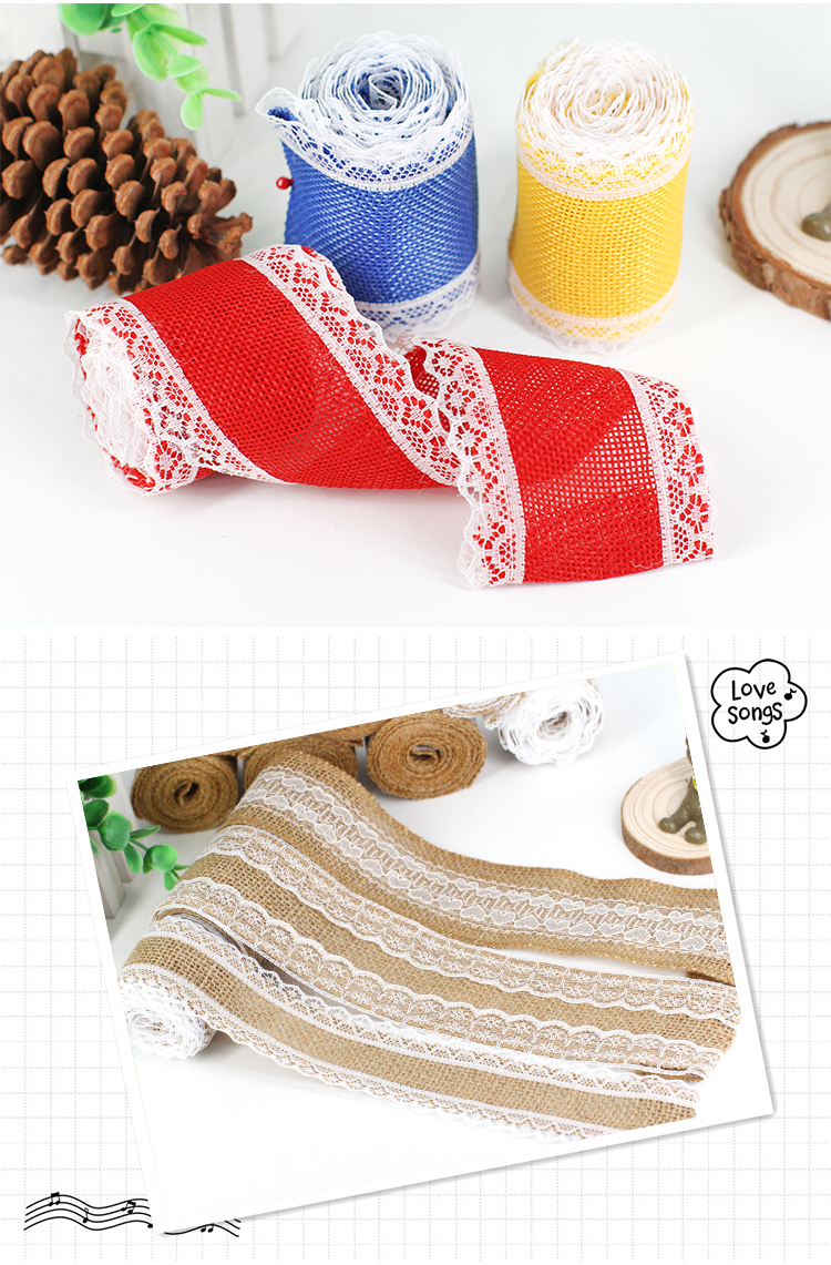 Colored Hemp Rope Package 12 Colors Handmade Braided Rope Children Kindergarten DIY Lace Linen Volume