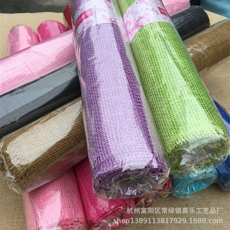 Lafite Straw Mat Flower Packaging Material Flowers Gift Present Wrapping Paper Cloth Hand Bouquet Packaging Material