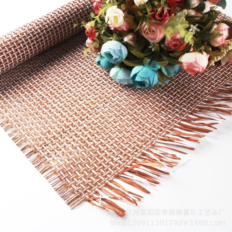 Lafite Straw Mat Flower Packaging Material Flowers Gift Present Wrapping Paper Cloth Hand Bouquet Packaging Material