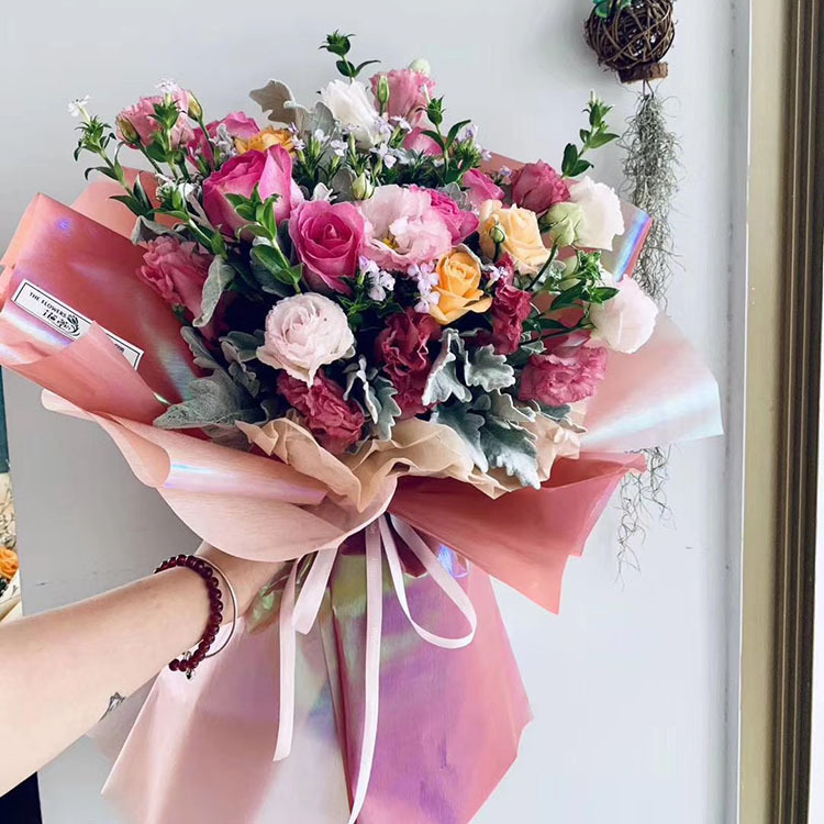New High-End Flowers Wrapping Paper Colorful Silk Paper Brano Colorful Bouquet Wrapping Paper Double-Sided Colorful Waterproof Paper New High-End Flowers Wrapping Paper Colorful Silk Paper Brano Colorful Bouquet Wrapping Paper Double-Sided Colorful Waterproof Paper