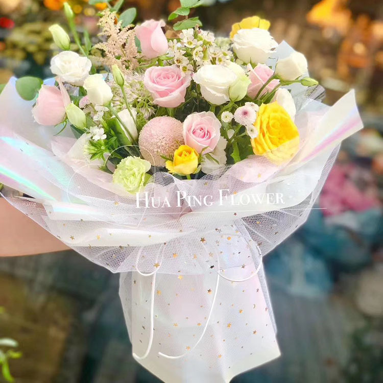 New High-End Flowers Wrapping Paper Colorful Silk Paper Brano Colorful Bouquet Wrapping Paper Double-Sided Colorful Waterproof Paper New High-End Flowers Wrapping Paper Colorful Silk Paper Brano Colorful Bouquet Wrapping Paper Double-Sided Colorful Waterproof Paper