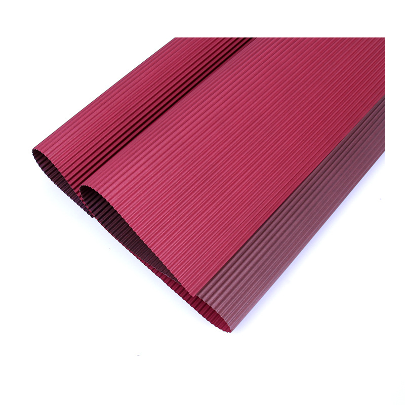 Flowers Wrapping Paper Double Color Paper DIY Bouquet Dacal Paper Material Monochrome Corrugated Paper Whole 20 Sheets