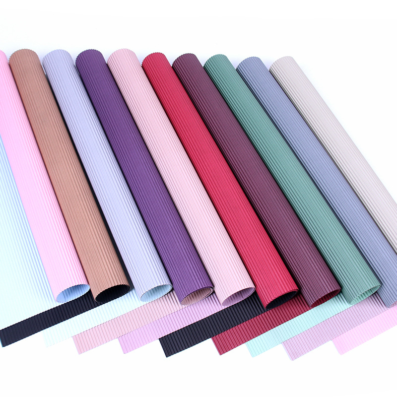 Flowers Wrapping Paper Double Color Paper DIY Bouquet Dacal Paper Material Monochrome Corrugated Paper Whole 20 Sheets
