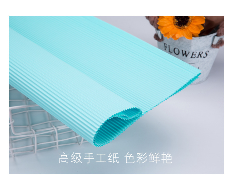 Flowers Wrapping Paper Double Color Paper DIY Bouquet Dacal Paper Material Monochrome Corrugated Paper Whole 20 Sheets Flowers Wrapping Paper Double Color Paper DIY Bouquet Dacal Paper Material Monochrome Corrugated Paper Whole 20 Sheets