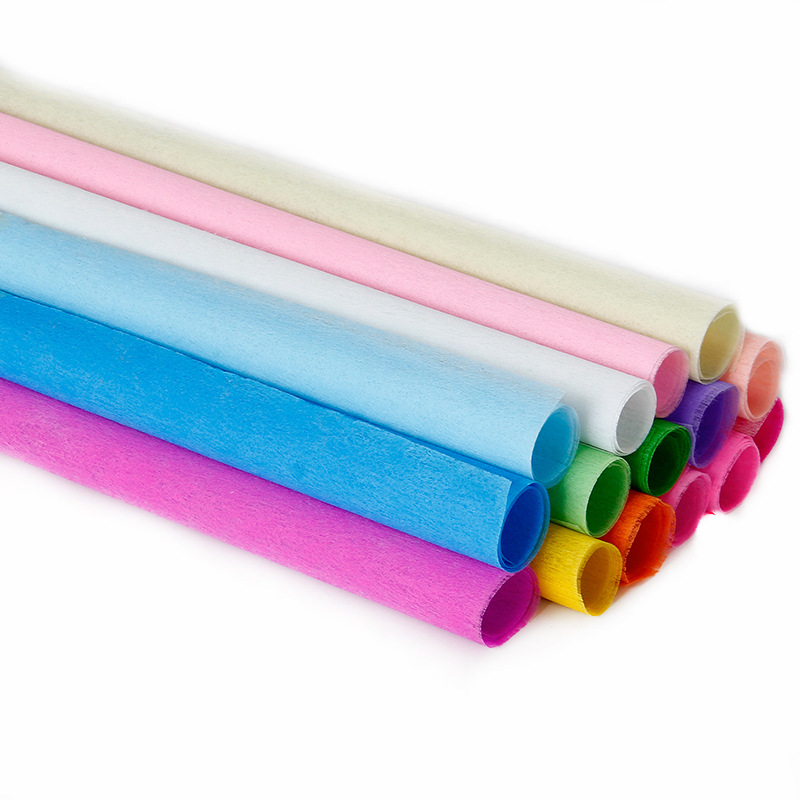Solid Color Packaging Tissue Paper Handicraft DIY Material Colorful Flowers Bouquet Wrapping Paper 30 Sheets/Pack
