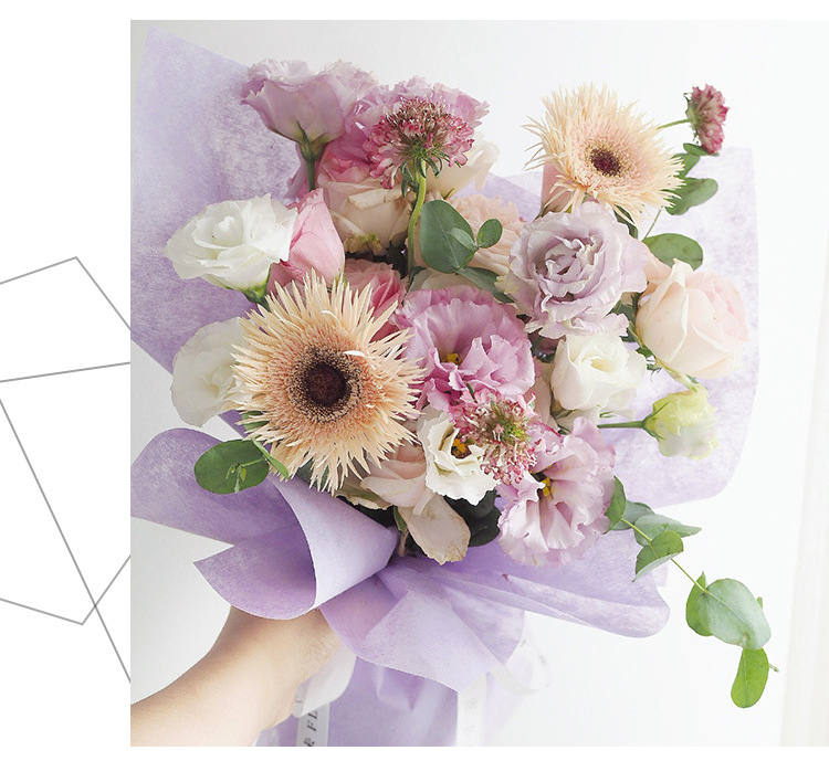 Solid Color Packaging Tissue Paper Handicraft DIY Material Colorful Flowers Bouquet Wrapping Paper 30 Sheets/Pack Solid Color Packaging Tissue Paper Handicraft DIY Material Colorful Flowers Bouquet Wrapping Paper 30 Sheets/Pack
