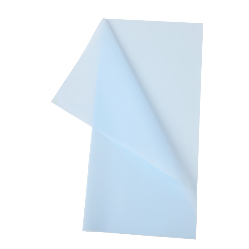 Wrapping Paper Flower Shop Bouquet Wrapping Paper Solid Color Printed Cellophane Translucent Waterproof Paper 20 Sheets