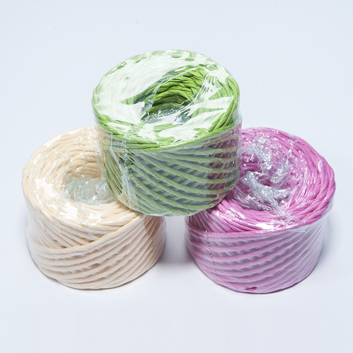 7.7 string color double fine paper rope hand rush wholesale DIY