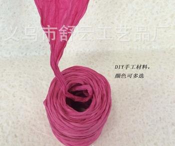 Manual DIY. color kraft paper rope