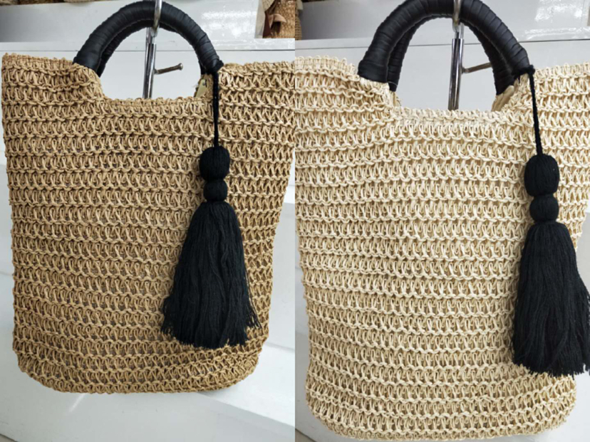 Paper rope material, pure hand-made hand-made paper-rope process hand-made bags