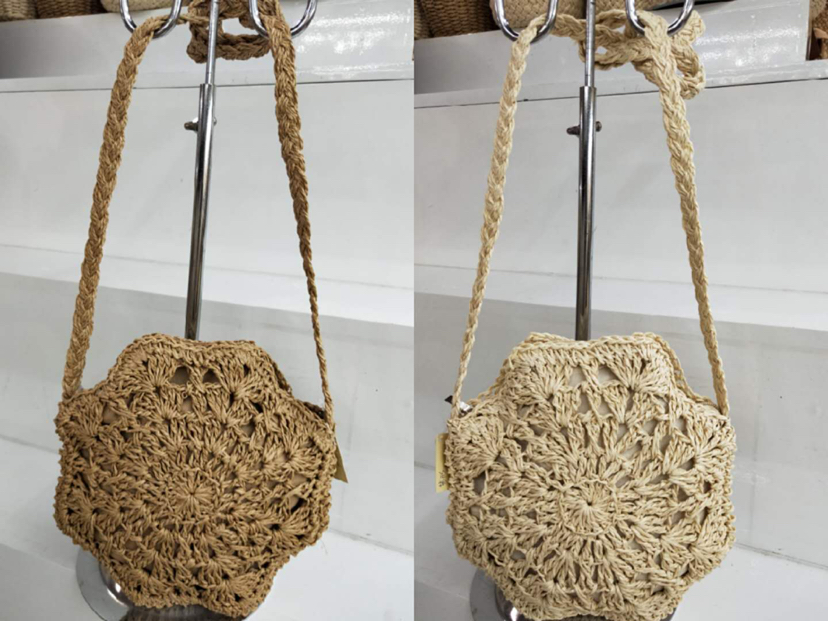 Paper rope material, pure hand-made hand-made paper-rope process hand-made bags