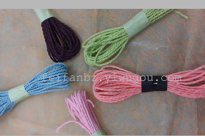 Double thick paper rope DIY paper rope gift flowers and other packaging with paper rope
