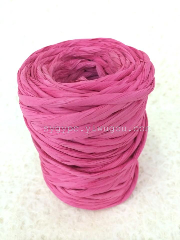 Factory direct environmental protection paper rope DIY paper flower paper rattan portable rope gift wrapping rope