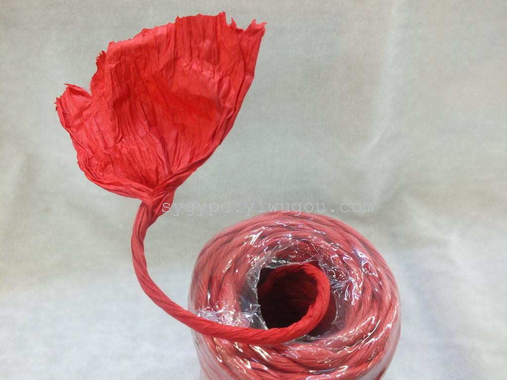Factory direct environmental protection paper rope DIY paper flower paper rattan portable rope gift wrapping rope