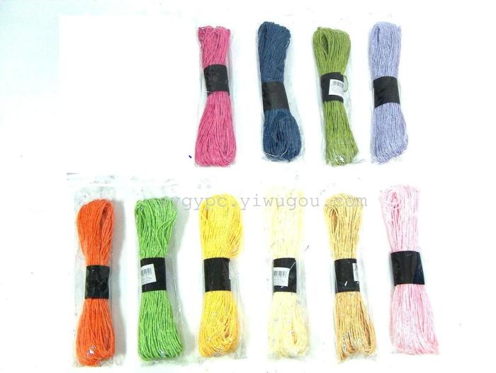 Wholesale supply of 0.3--6mm green color string manual DIY materials paper rope Wholesale supply of 0.3--6mm green color string manual DIY materials paper rope