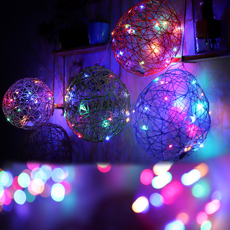 Factory direct manufacturing paper rope chandelier paper ball lamp students create handmade materials packages