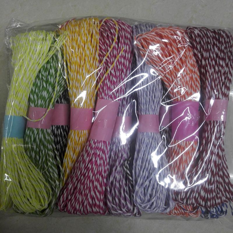 Child us labor manual material decoration with paper rope two-color paper rope wholesale