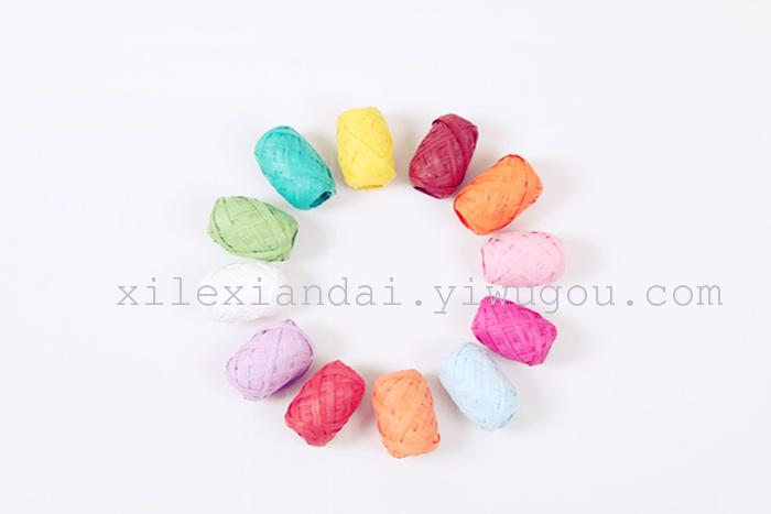 10 m rugby shaped lafite DIY material bandaging rope 10 m rugby shaped lafite DIY material bandaging rope