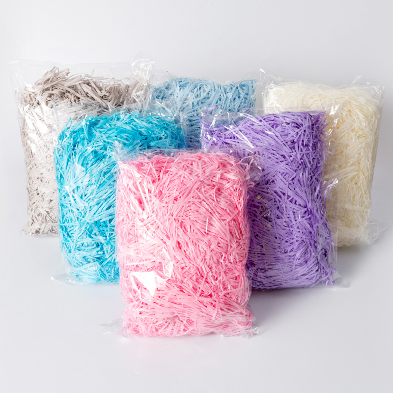Raffia Manufacturers Shredded Paper Wedding Candy Wine Gift Package Service Filler Decoration Fancy Paper Wedding 