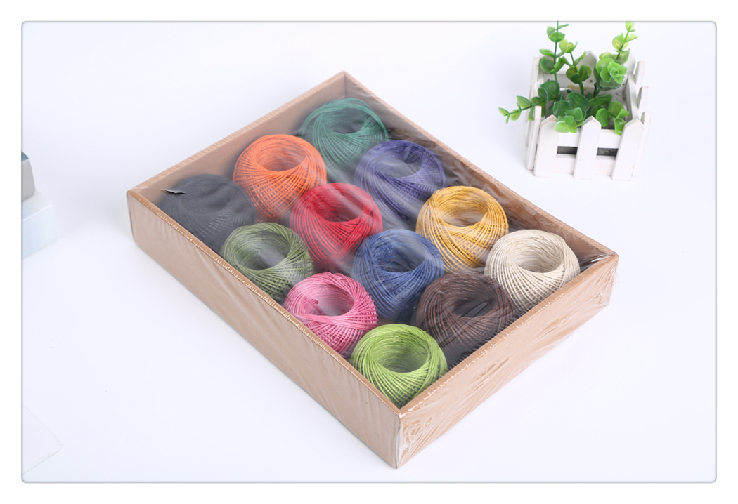Multicolor for Hand-Woven Foldable Summer Straw Hat Sun Hat Beach Bag and Levant Cotton Grass Raffia Thread