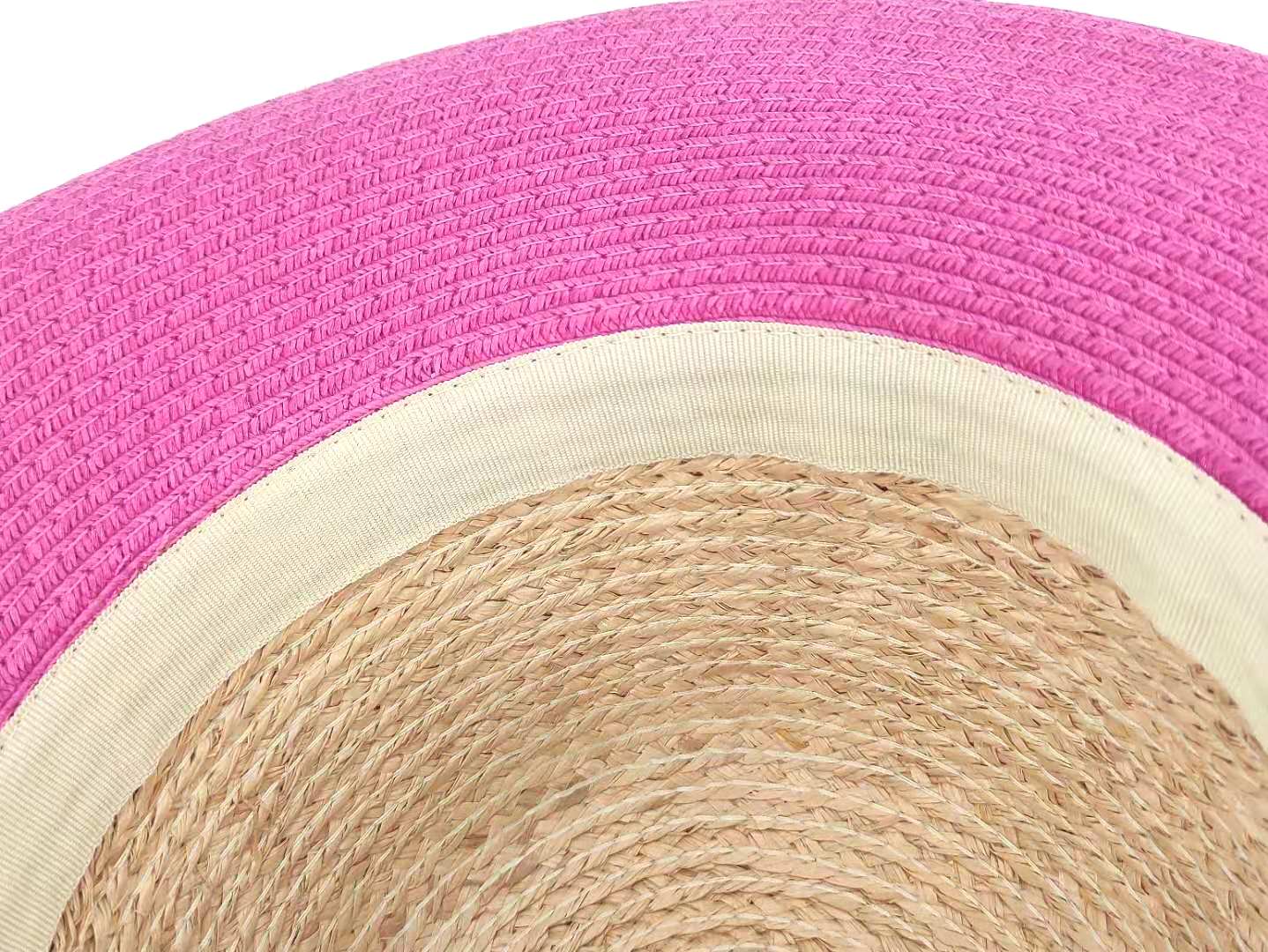 Fashion Natural Raffia Woven Sun Hat Tail Goods Processing