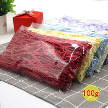 Rf1101 Factory Wholesale Raffia Paper Silk Gift Box Candy Box Decorative Filler Shredded Paper Silk 48 Colors Spot