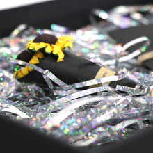 Rf1101 Factory Wholesale Raffia Paper Silk Gift Box Candy Box Decorative Filler Shredded Paper Silk 48 Colors Spot