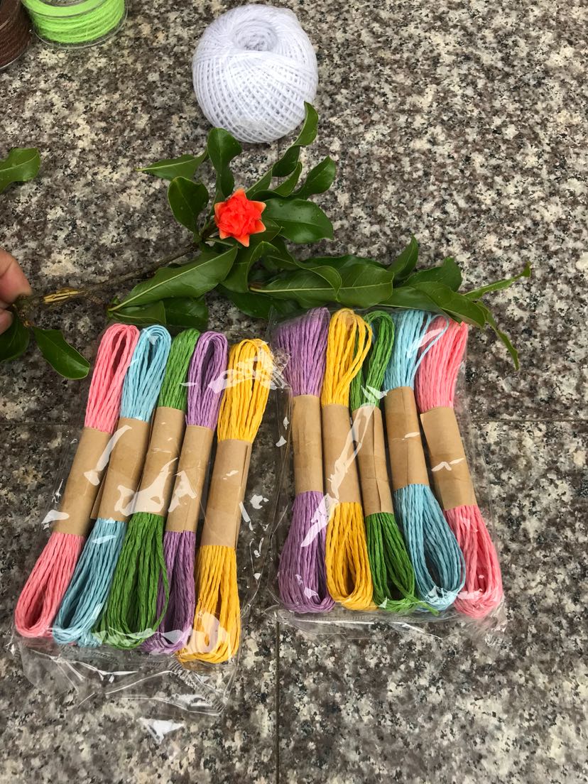 Raffia, paper rope, handicraft accessories