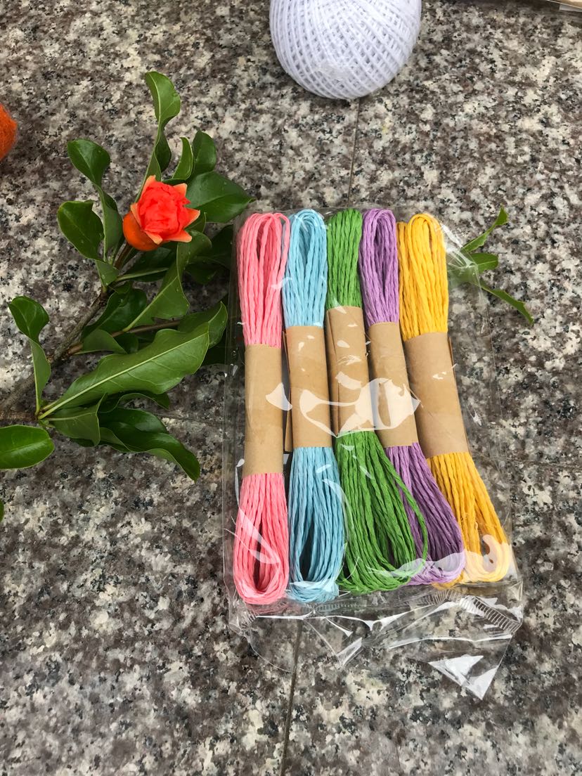 Raffia, paper rope, handicraft accessories