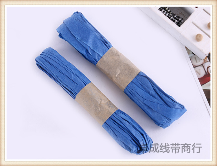 Packing ropes for raffia grass paper rope snack box DIY packaging paper rope palm rope multicolor