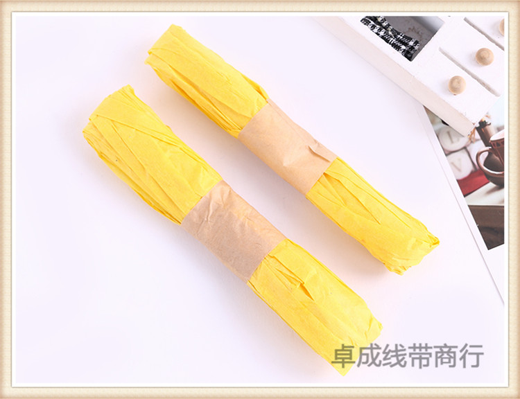 Packing ropes for raffia grass paper rope snack box DIY packaging paper rope palm rope multicolor