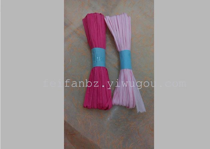 Manufacturers selling hand-woven raffia color paper rope materials DIY handmade supplies Manufacturers selling hand-woven raffia color paper rope materials DIY handmade supplies