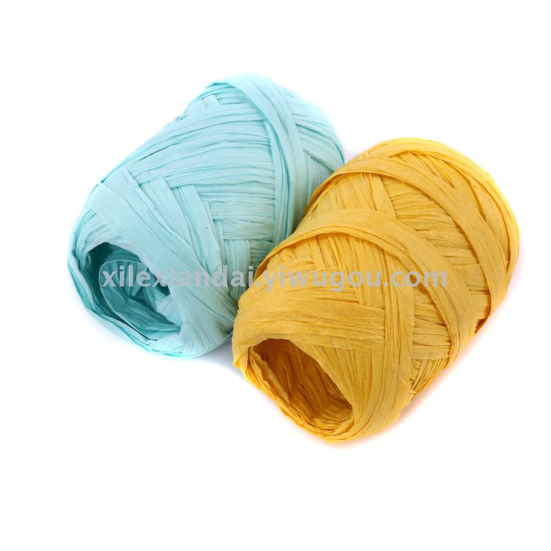 Factory Direct Sales Rugby Raffia DIY Material Bandage Rope
