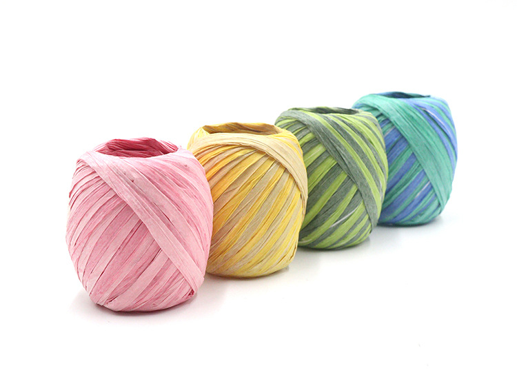 New Lala Paper Rope Rugby 20M/Roll Color Raffia Paper Rope Egg Roll DIY Handmade Raw Materials New Lala Paper Rope Rugby 20M/Roll Color Raffia Paper Rope Egg Roll DIY Handmade Raw Materials