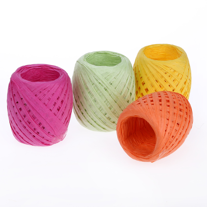 3cm Egg shape raffia packing rope Sealing paper