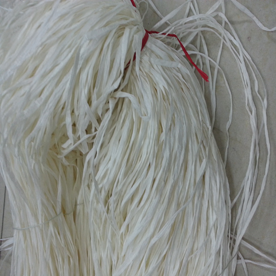 Wholesale Supply White Rayon Raffia Japanese Fiber Rope Grass Embroidered Grass