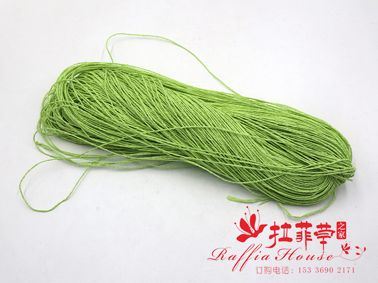 Factory Direct Sales Color Raffia Paper Rope Processing Factory Weaving Environmentally Friendly Green Double Strand Paper Rope Factory Direct Sales Color Raffia Paper Rope Processing Factory Weaving Environmentally Friendly Green Double Strand Paper Rope