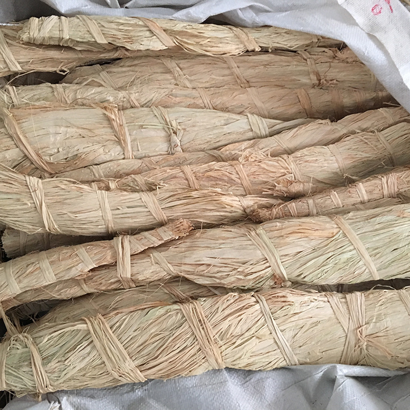 Rf1501 Natural Raffia Wedding Flowers Strapping Love Straw Rope Strapping Wholesale Price Factory Direct Supply