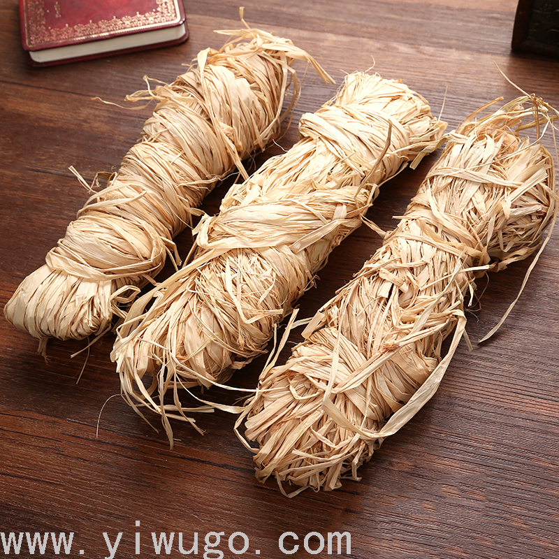 Factory Direct Sales Natural High Quality Raffia Gift Box Filler DIY Handmade Material Jute Rope
