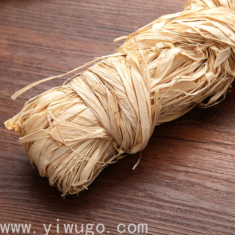 Factory Direct Sales Natural High Quality Raffia Gift Box Filler DIY Handmade Material Jute Rope Factory Direct Sales Natural High Quality Raffia Gift Box Filler DIY Handmade Material Jute Rope